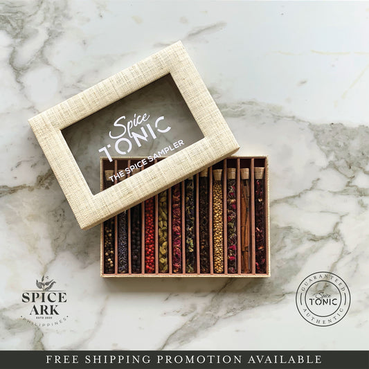The Spice Sampler Spice Box | Premium Spice Box | Gin and Tonic Spices and Botanicals | Spice Tonic